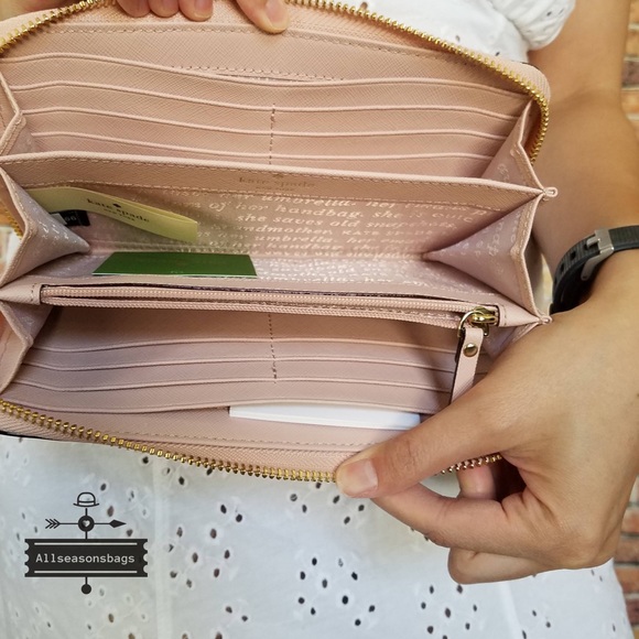 🔽 Kate Spade Flamingo by the Pool Wallet Vellum - Picture 5 of 5